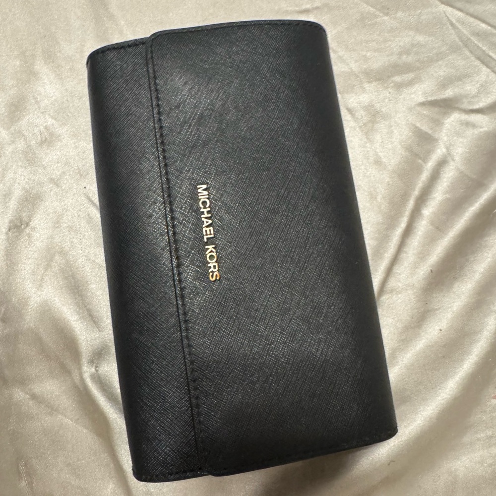 Michael Kors Black and Gold Crossbody